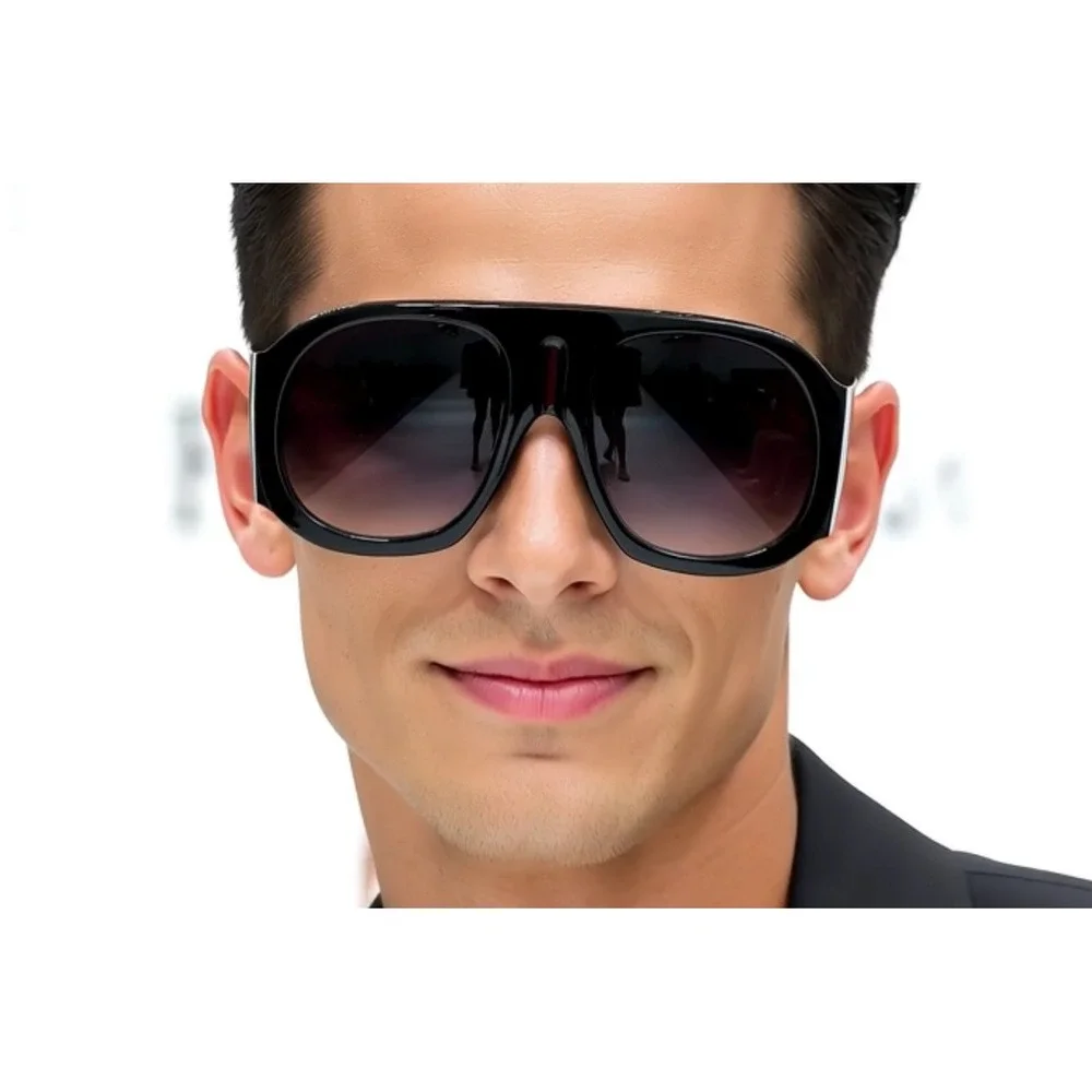 Designer Sunglasses Classic Triangular Eyeglasses Men Lightweight Hip Hop Shades
